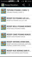 Resep Masakan Pisang capture d'écran 2