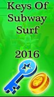 Keys Of Subway Surf 2016 Affiche