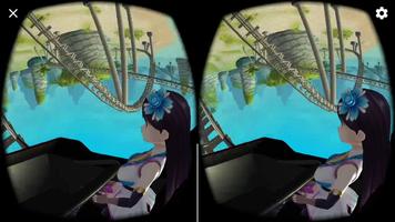 VR Island Roller Coaster Affiche