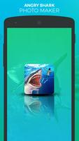 Angry Shark Photo Editor Affiche