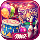 Wimmelbilder Zirkus Spiele – Clown Rätselspiele Zeichen