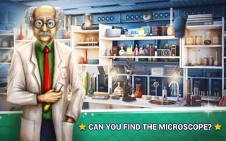 Hidden Objects Secret Lab Affiche