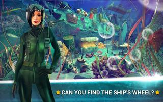 Hidden Objects Under the Sea - Treasure Hunt Games โปสเตอร์