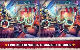 Find the Difference Christmas – Spot It poster