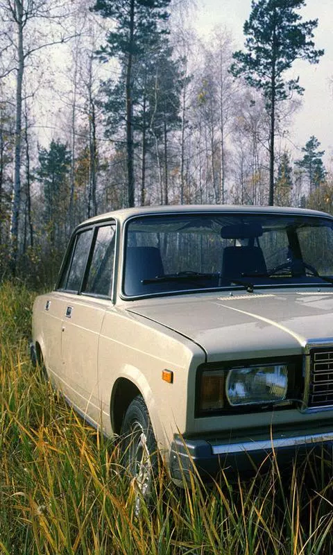 ВАЗ 2107 В листве