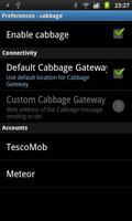 1 Schermata WebSMS: Cabbage Connector