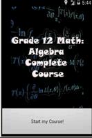Grade 12 Math: Algebra Affiche