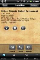 برنامه‌نما Mike's Pizzeria عکس از صفحه