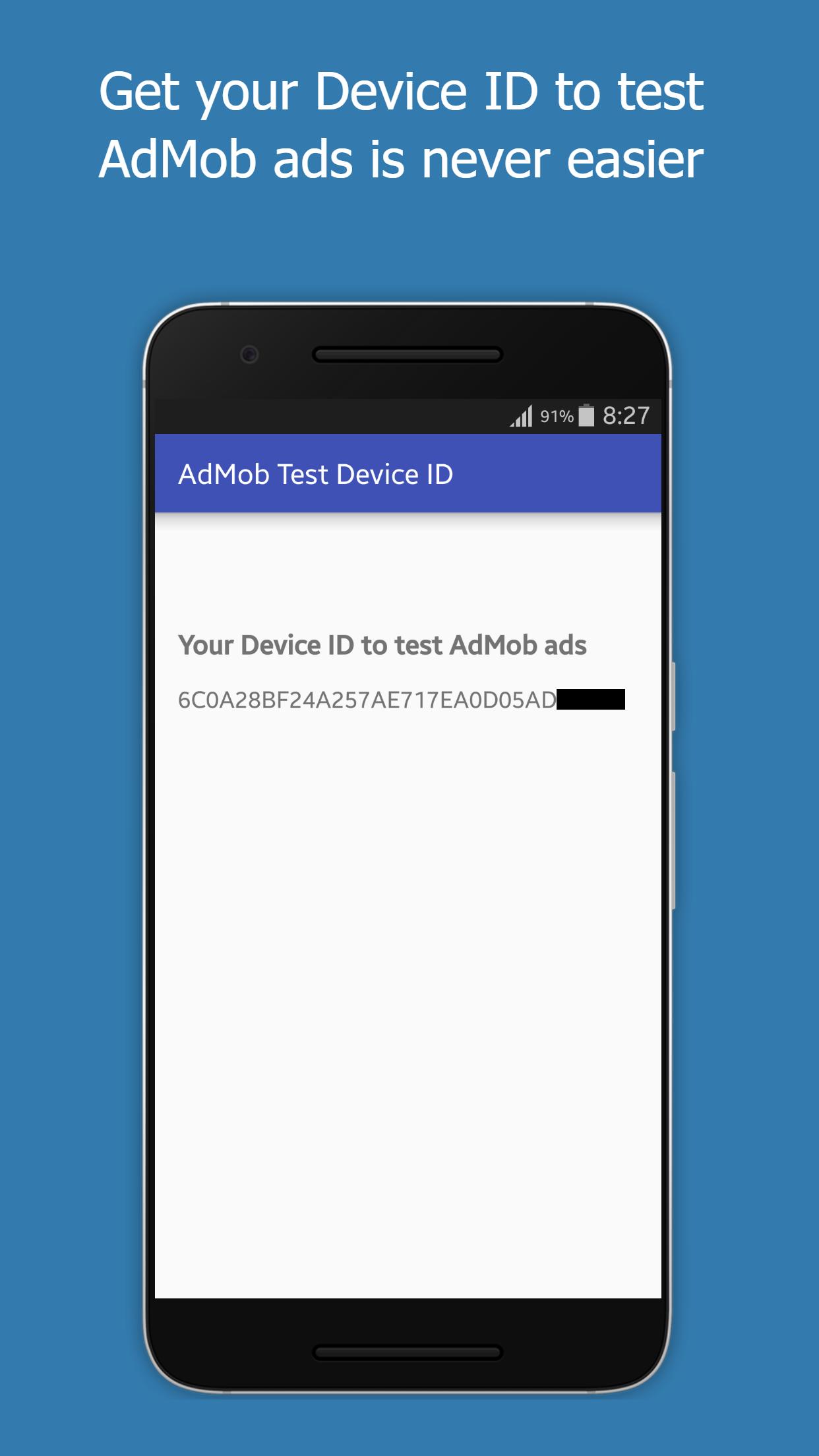AdMob Test Device ID for Android - APK Download - 