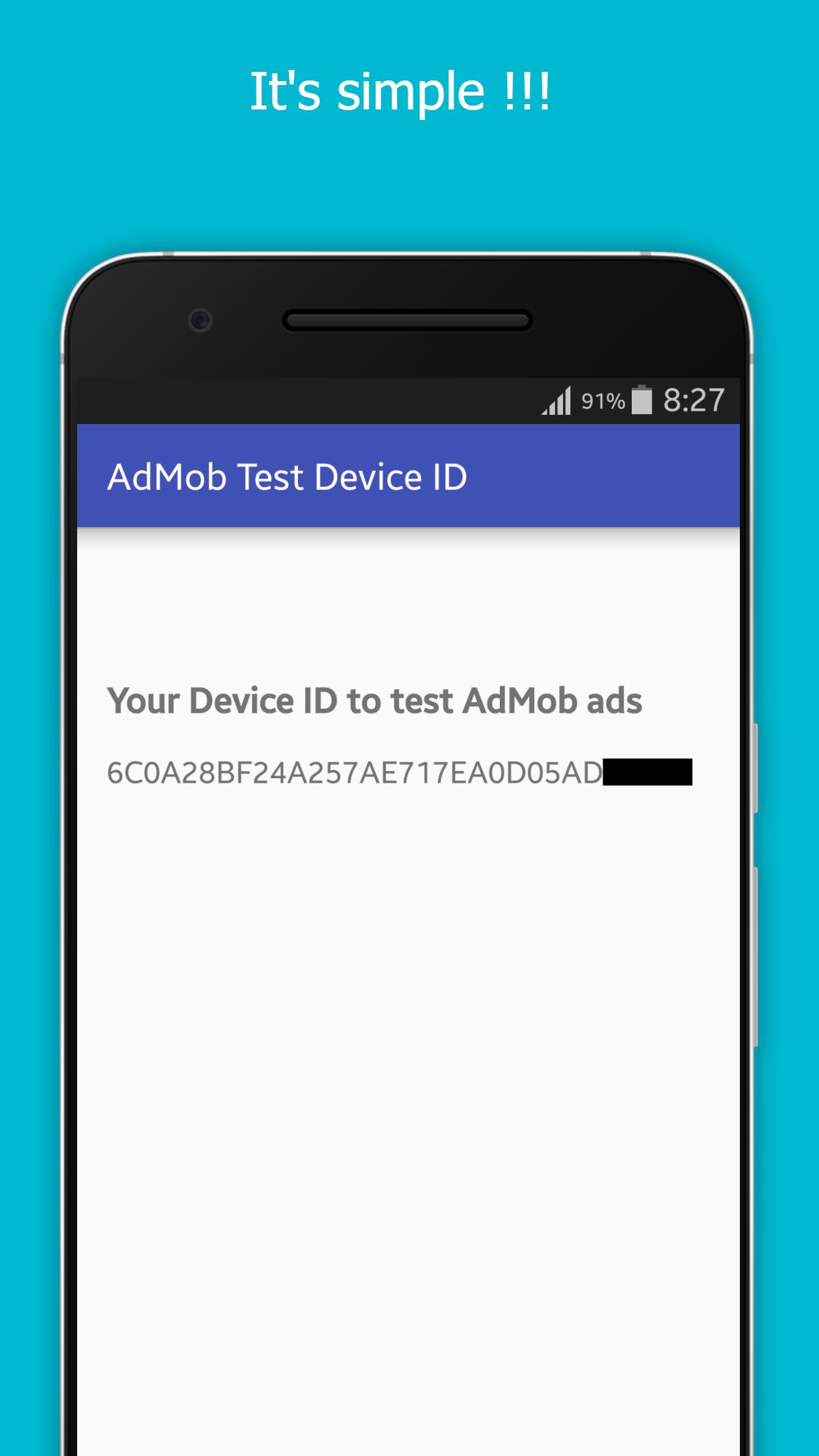 AdMob Test Device ID for Android - APK Download - 