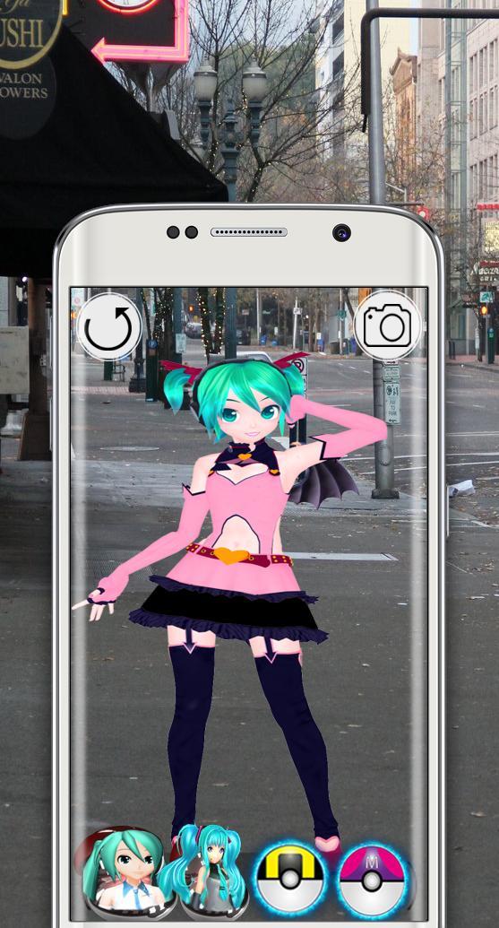 Ar Dancer Vocaloid Girl Anime Hatsune Miku For Android Apk Download - vocaloid hatsune miku top roblox