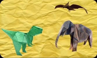 Origami paper craft (video)  1 Affiche
