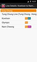 Hong Kong Metro Route Planner स्क्रीनशॉट 2