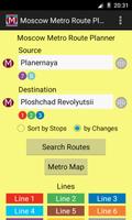 Moscow Metro Route Planner پوسٹر