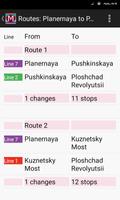 Moscow Metro Route Planner capture d'écran 1