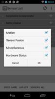 Sensor List captura de pantalla 2