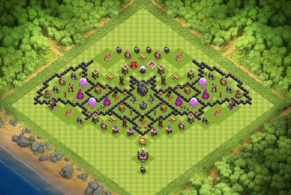 Clash of clans th. Coc th 9. Coc 9 th Base. Coc th 9 Bases. Clash of Clans th9 Base.