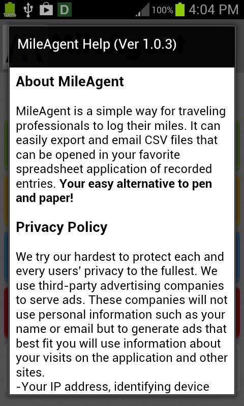 mile agent mileage log for android apk download