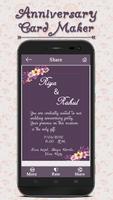 Anniversary Invitation Card Maker plakat