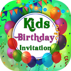 Kids Birthday Invitation Maker أيقونة