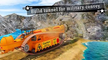 US Army Convey Mega Road Builder Game اسکرین شاٹ 1