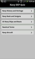 برنامه‌نما Navy DEP Quiz عکس از صفحه