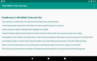 Mini Militia Tricks And Tips Ekran Görüntüsü 3