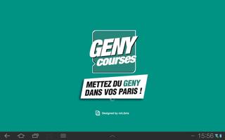 GENY courses - Le journal ポスター