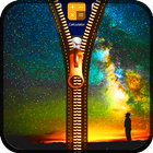 Milky Way Zipper Lock Screen icône