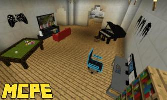 Furnicraft Addon for Minecraft PE Affiche