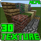 3D Texture Pack for Minecraft PE ikon