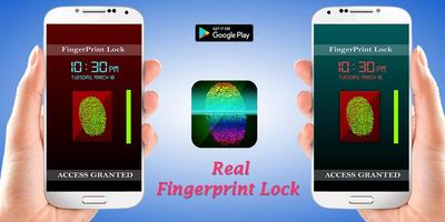 Real Fingerprint Lock ポスター