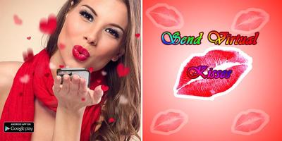 Send Virtual Kiss Prank Poster
