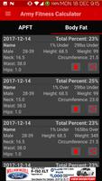Army Fitness Calculator ảnh chụp màn hình 3