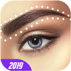 Maquillage des sourcils 2019 icône