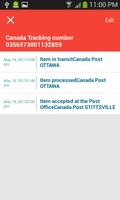 برنامه‌نما Tracking Tool For Canada Post عکس از صفحه