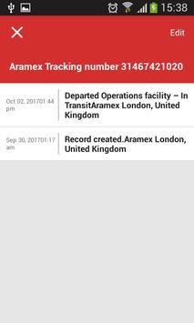 Aramex tracking