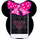 Pink Cute  Minny  Bowknot LOCK SCREEN APK