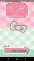 Pink Cute  Minny  Bowknot LOCK SCREEN screenshot 1