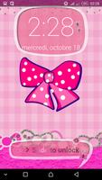 2 Schermata Pink Cute  Minny  Bowknot LOCK SCREEN