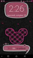 Pink Cute  Minny  Bowknot LOCK SCREEN screenshot 3