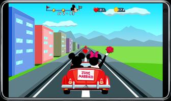 Mickey Drive Minnie  Wedding Car Affiche