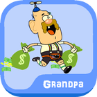 Grandpa Run Crazy Adventure icône