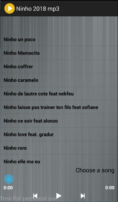 Ninho un poco Rose Mamacita 2018 mp3 APK pour Android Télécharger