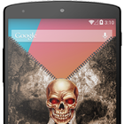 Skull Zipper Lock Screen-icoon