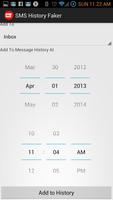 SMS History Faker اسکرین شاٹ 1