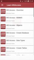 Learn MS Access постер