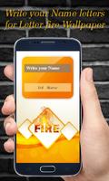 Fire Name Live Wallpaper screenshot 1