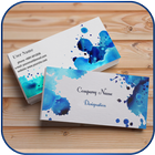 Visiting Card Maker with photo иконка
