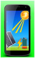 Chargeur de batterie solaire Affiche